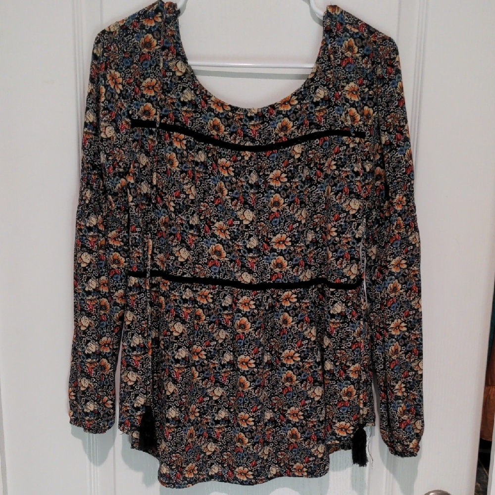 Knox Rose Multicolor Floral Blouse